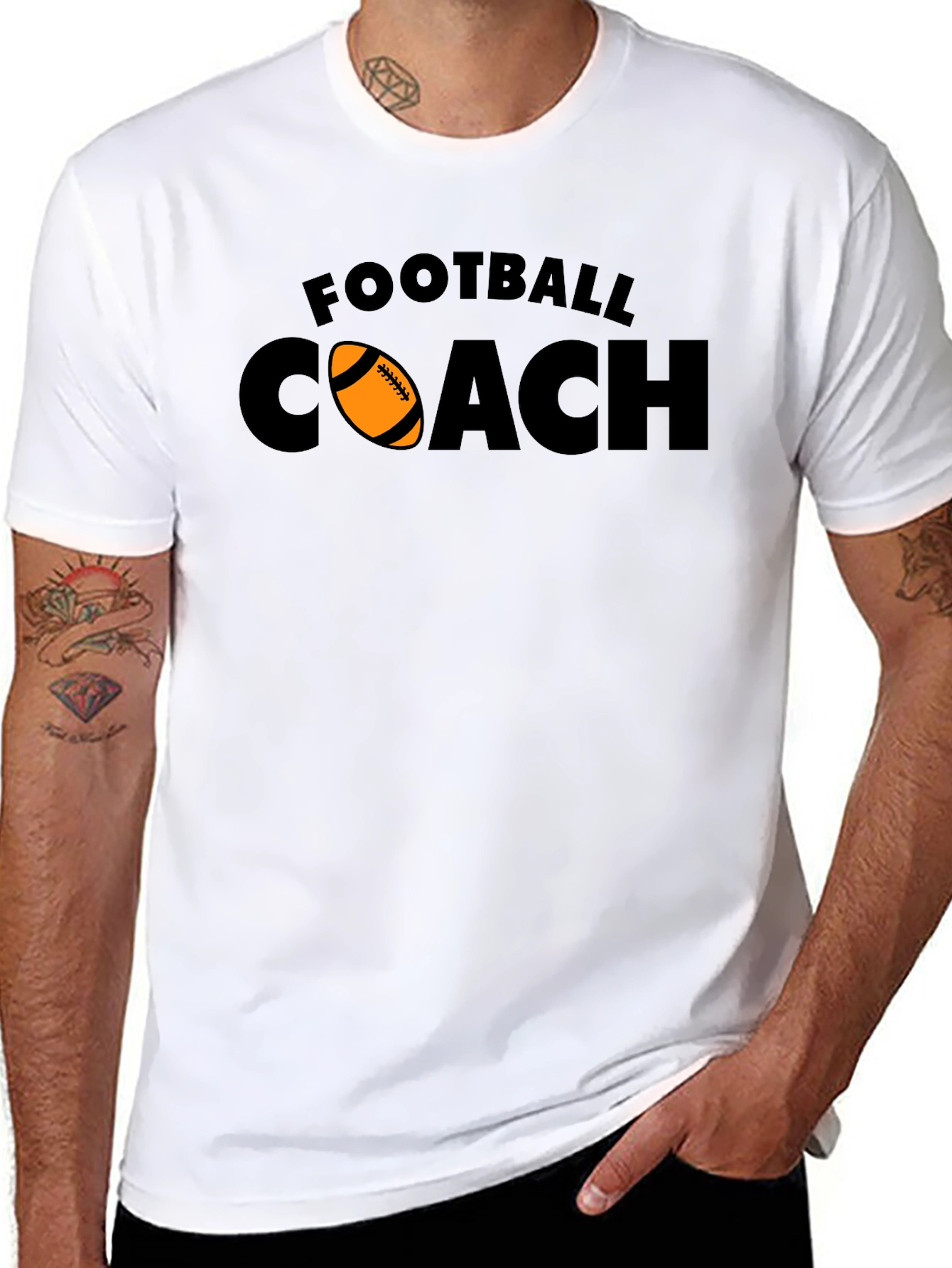 Football Coach Graphic T-Shirt