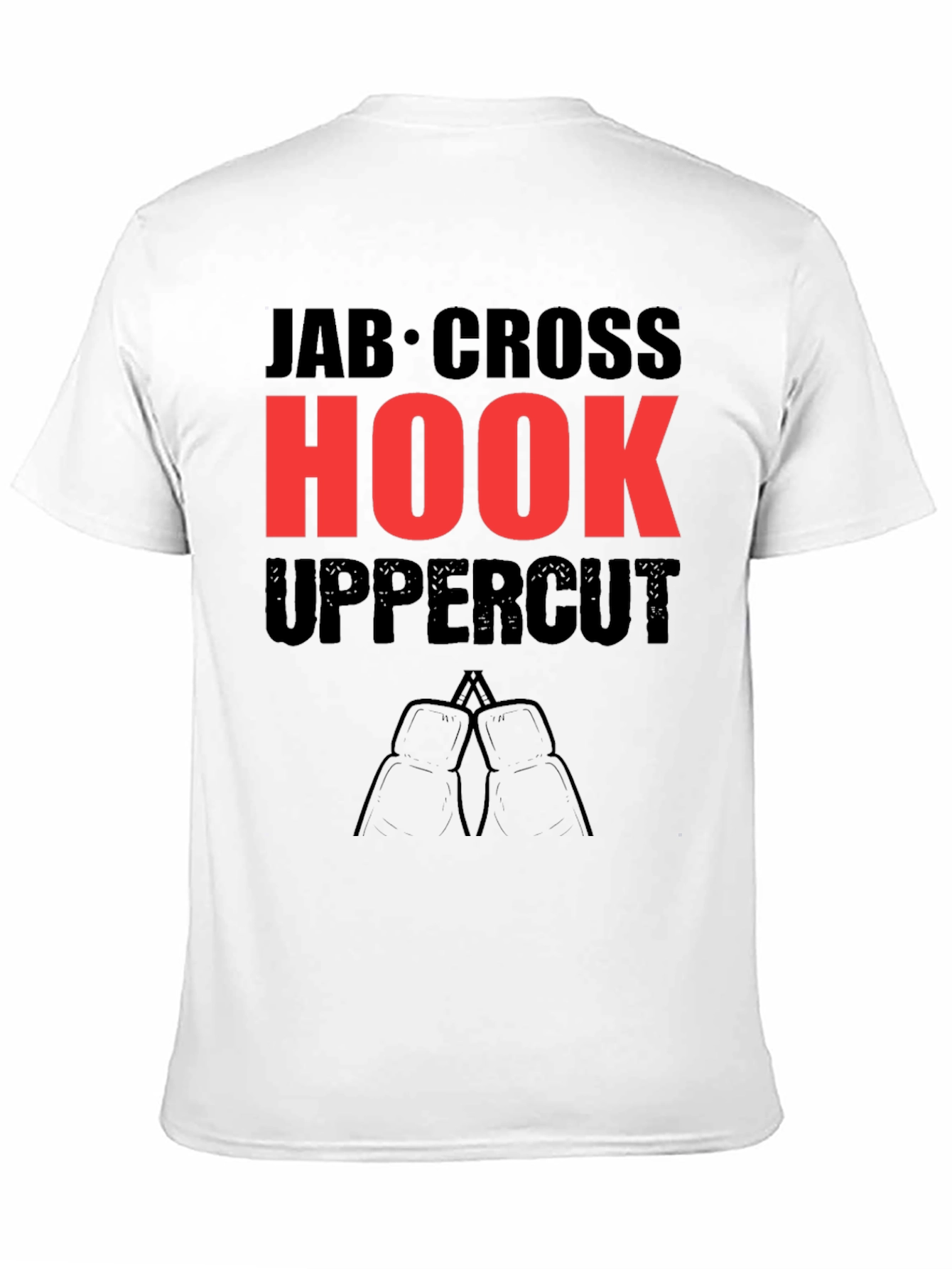 Boxing Punches T-Shirt - Jab Cross Hook Uppercut