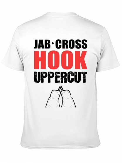 Boxing Punches T-Shirt - Jab Cross Hook Uppercut