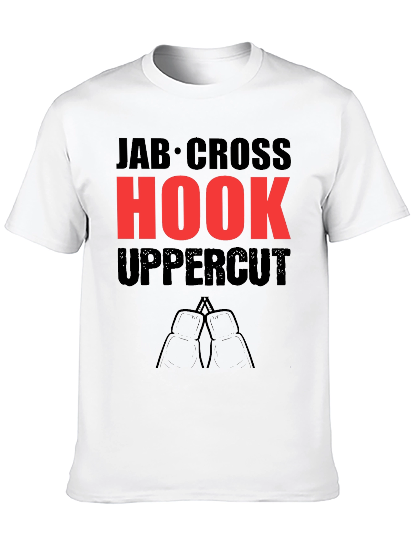 Boxing Punches T-Shirt - Jab Cross Hook Uppercut