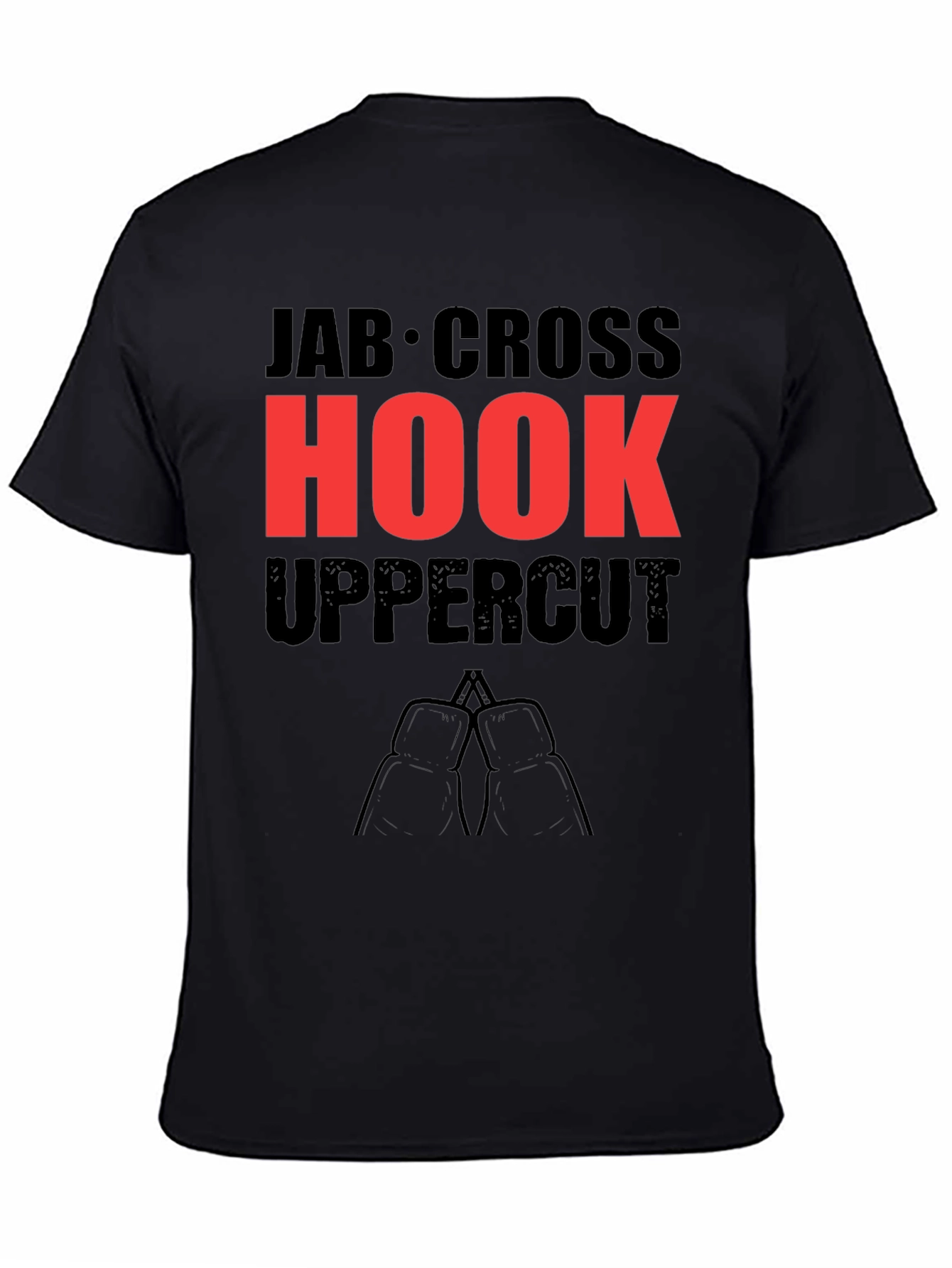 Boxing Punches T-Shirt - Jab Cross Hook Uppercut