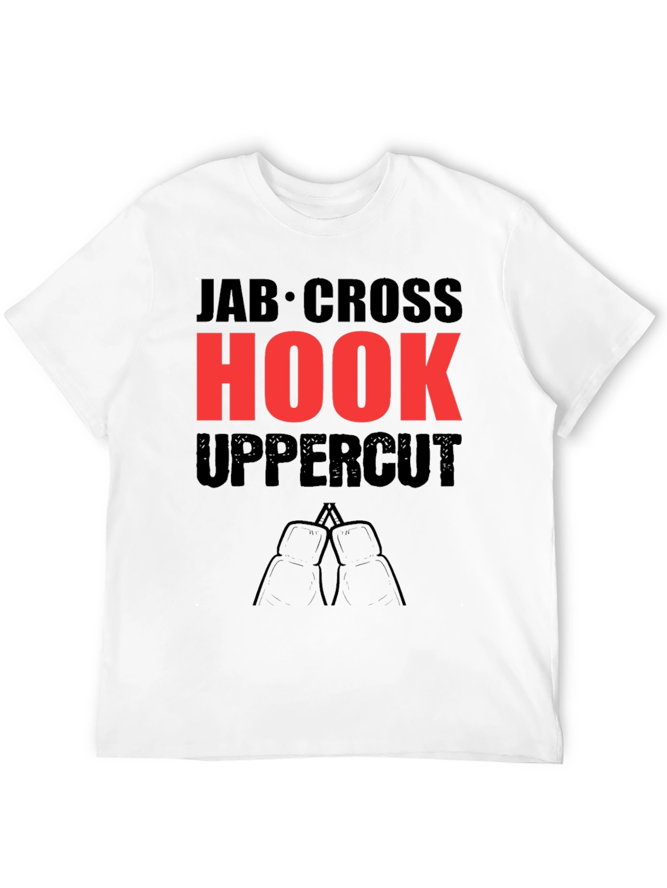 Boxing Punches T-Shirt - Jab Cross Hook Uppercut