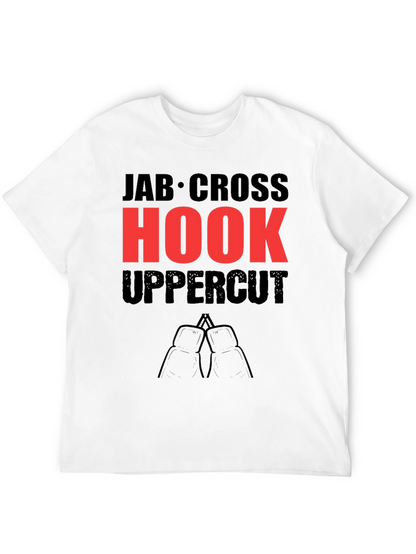 Boxing Punches T-Shirt - Jab Cross Hook Uppercut