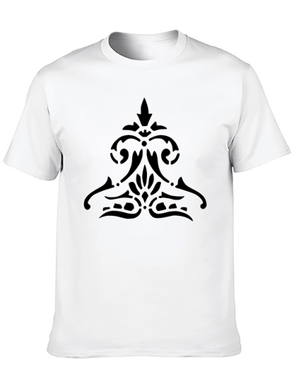 Elegant Black Graphic Tee - Stylish Menswear