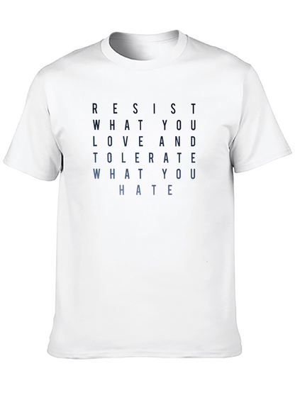 Resist T-Shirt - Love & Tolerate