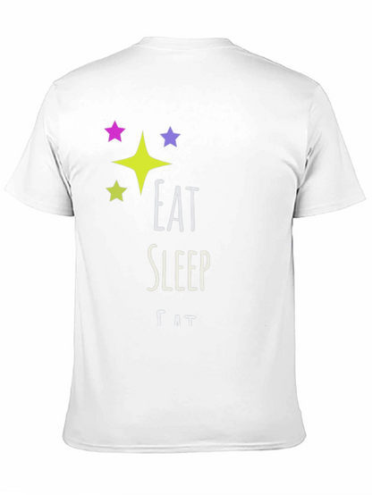 Eat Sleep Cat T-Shirt - Fun Novelty Tee