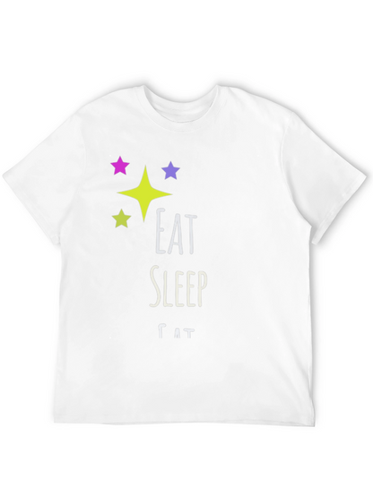 Eat Sleep Cat T-Shirt - Fun Novelty Tee