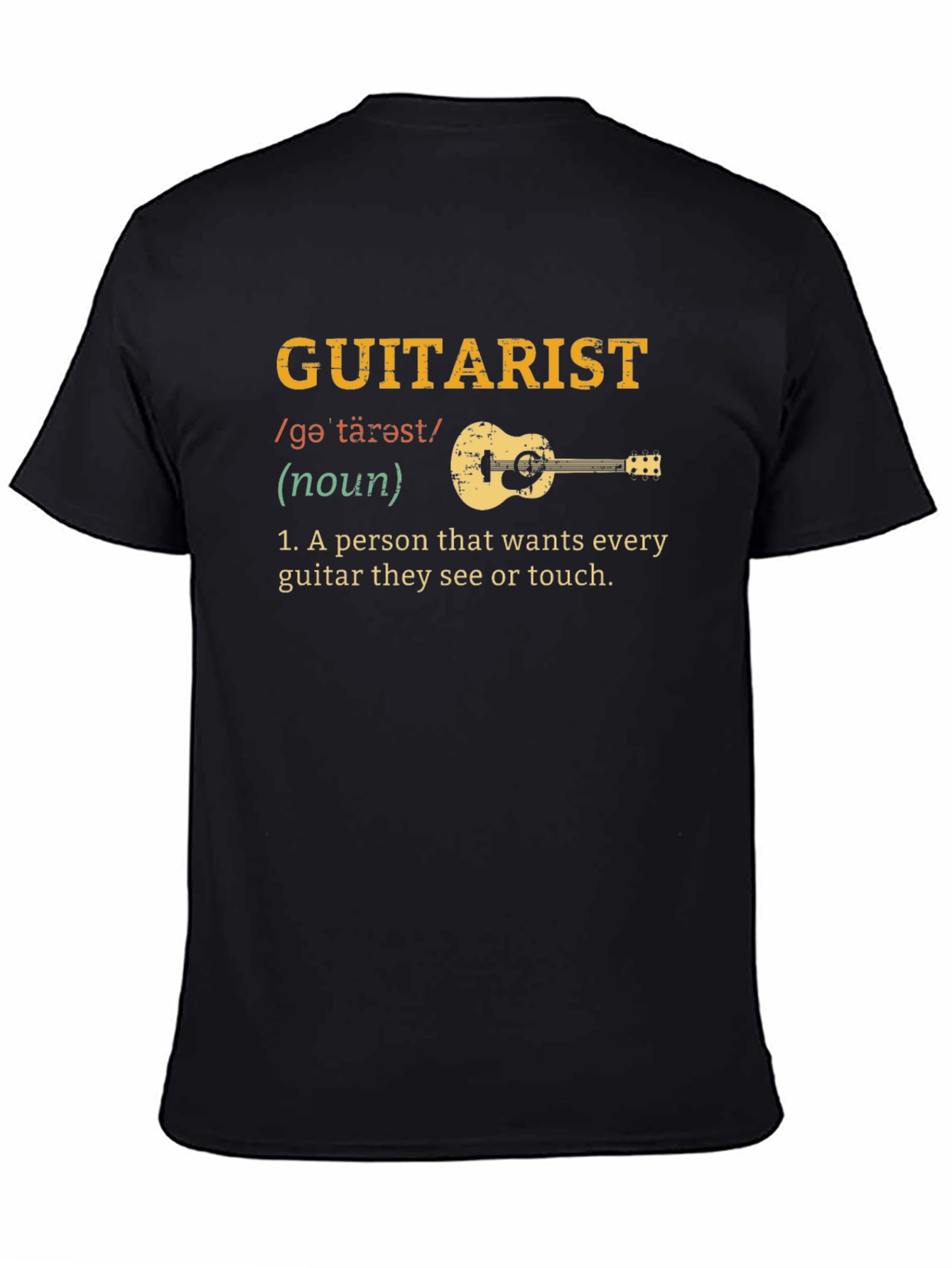 Guitarist Definition T-Shirt - Musician Novelty Tee