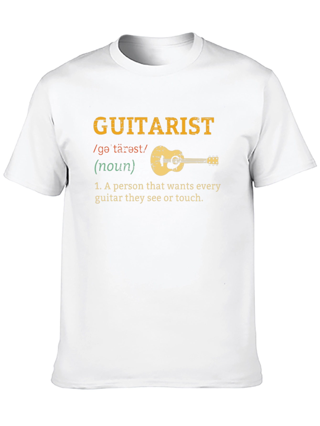 Guitarist Definition T-Shirt - Musician Novelty Tee