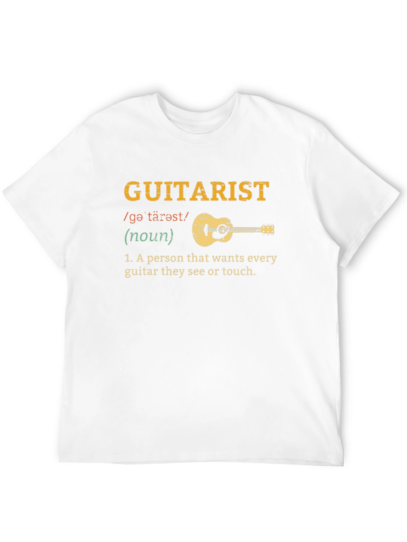 Guitarist Definition T-Shirt - Musician Novelty Tee