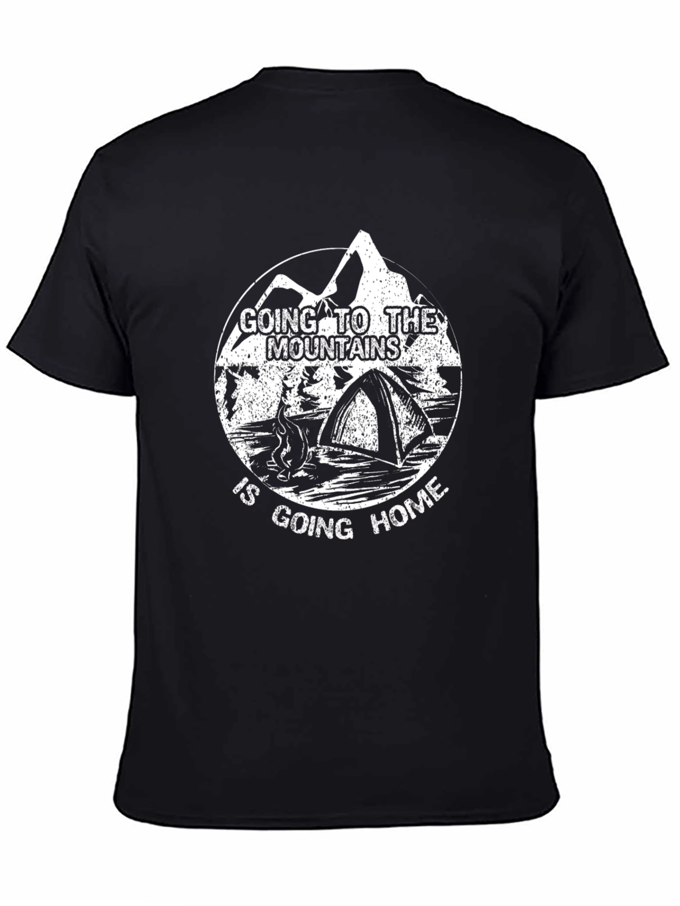 Mountains are Home T-Shirt - Camping