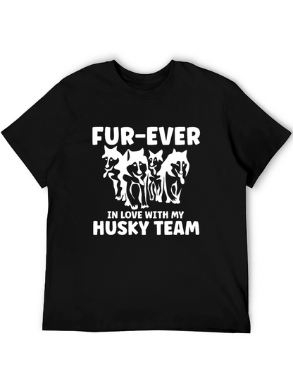 Fur-Ever Husky Team Graphic T-Shirt