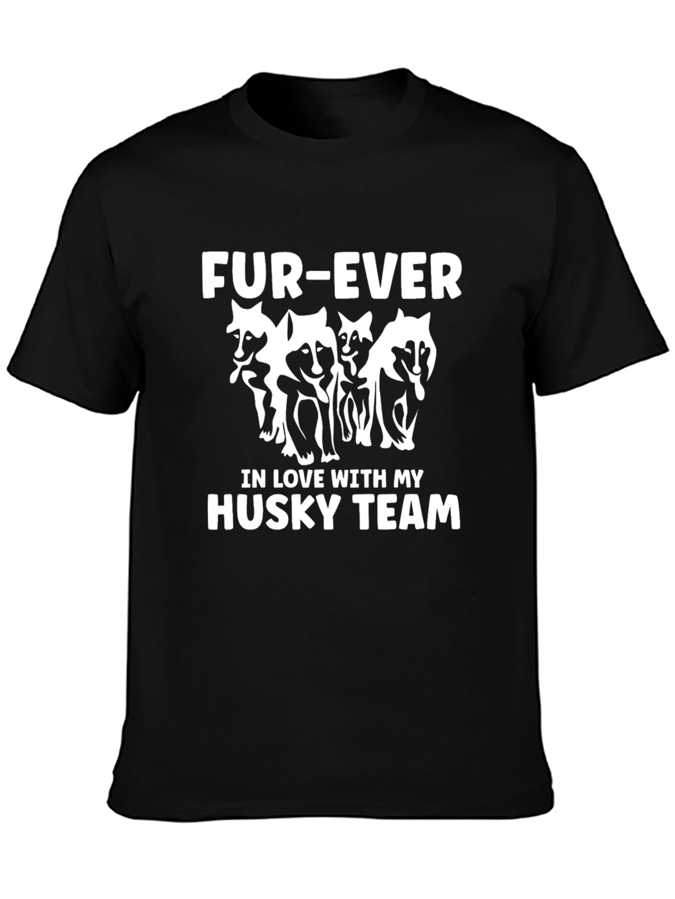 Fur-Ever Husky Team Graphic T-Shirt