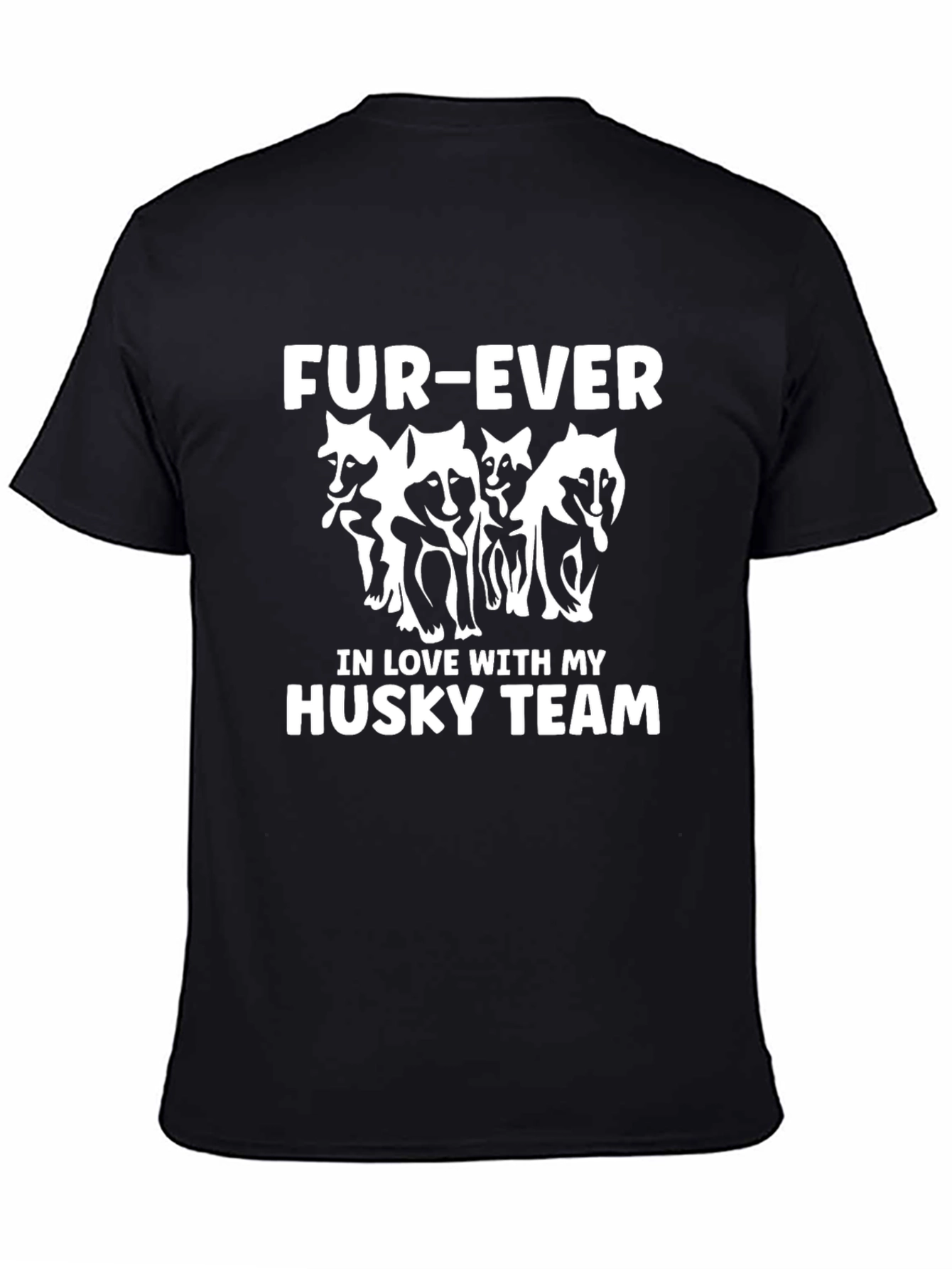 Fur-Ever Husky Team Graphic T-Shirt