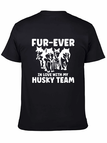 Fur-Ever Husky Team Graphic T-Shirt