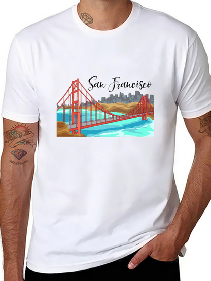 San Francisco Bridge Graphic T-Shirt