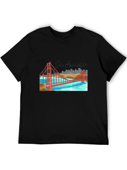 San Francisco Bridge Graphic T-Shirt