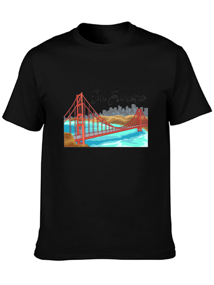 San Francisco Bridge Graphic T-Shirt