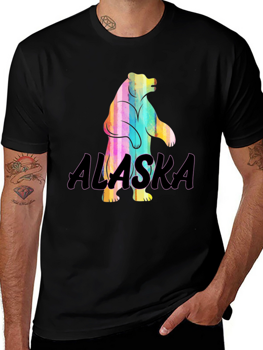 Alaska Bear Graphic T-Shirt - Mens