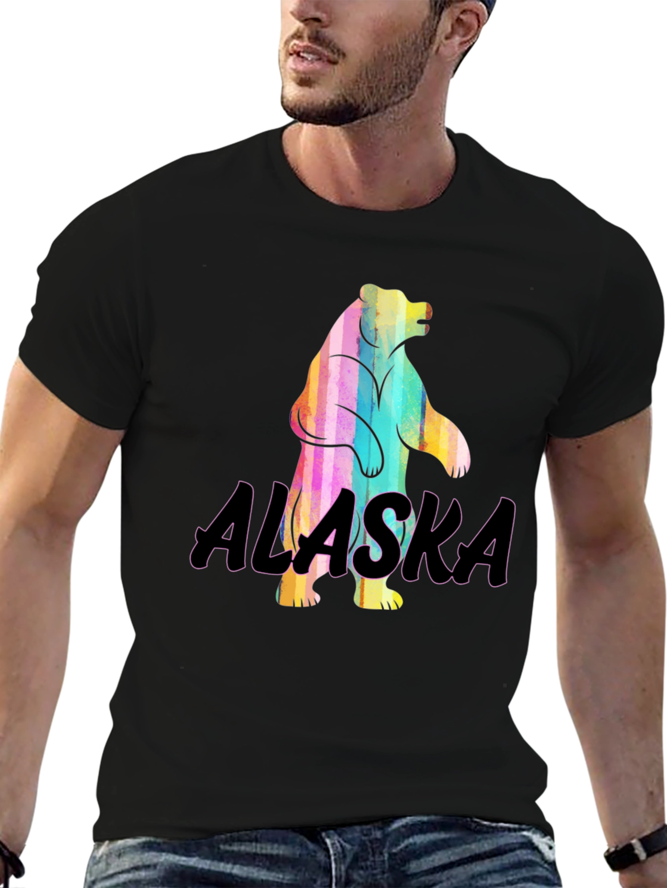 Alaska Bear Graphic T-Shirt - Mens