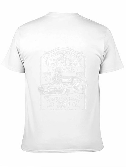 American Muscle Car 1967 Black T-Shirt