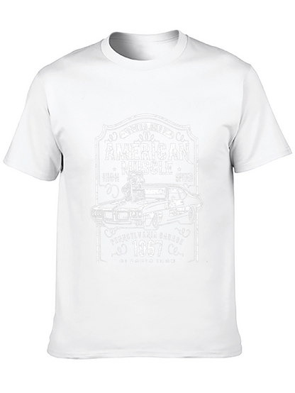 American Muscle Car 1967 Black T-Shirt