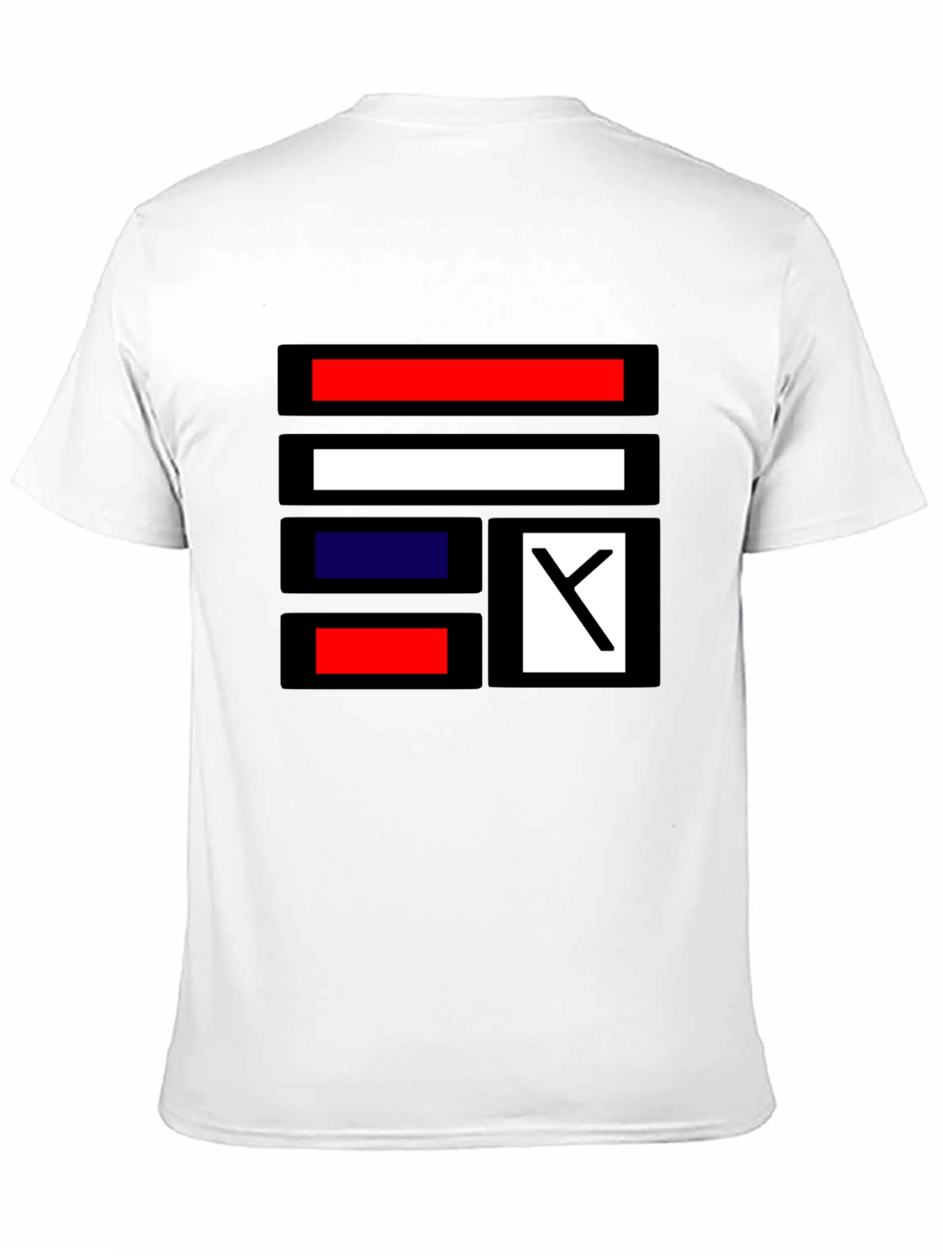 Abstract Block Graphic Tee