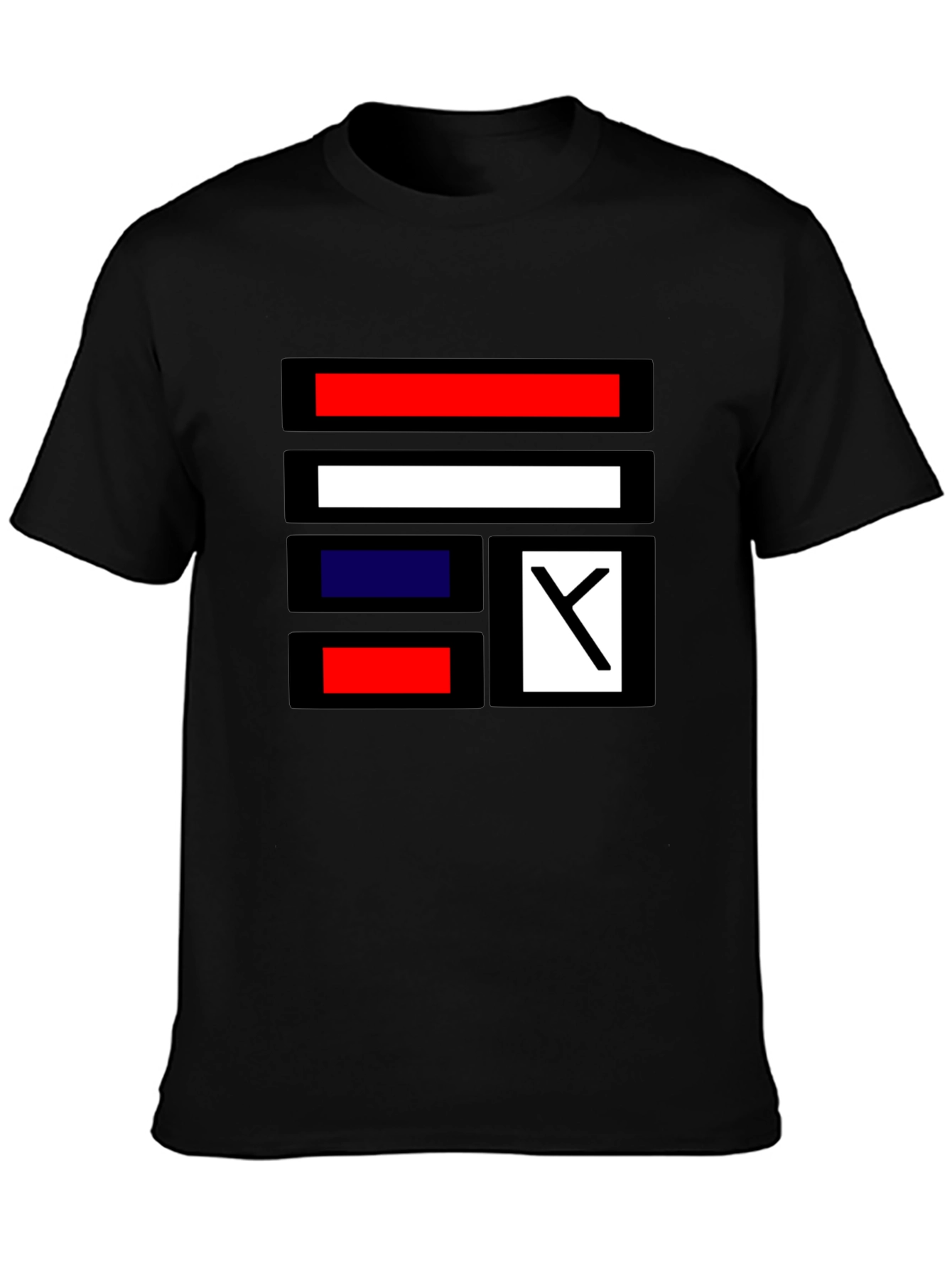 Abstract Block Graphic Tee