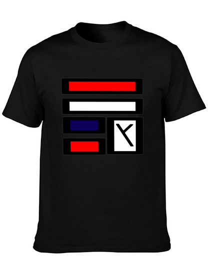 Abstract Block Graphic Tee