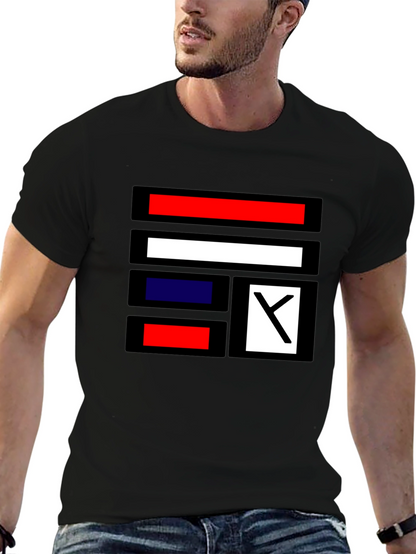 Abstract Block Graphic Tee