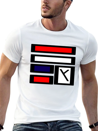 Abstract Block Graphic Tee