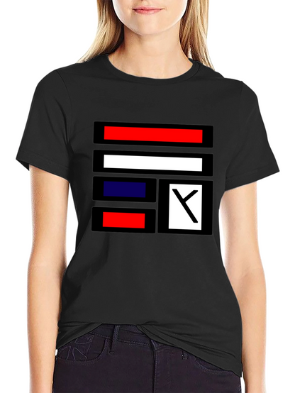 Abstract Block Graphic Tee