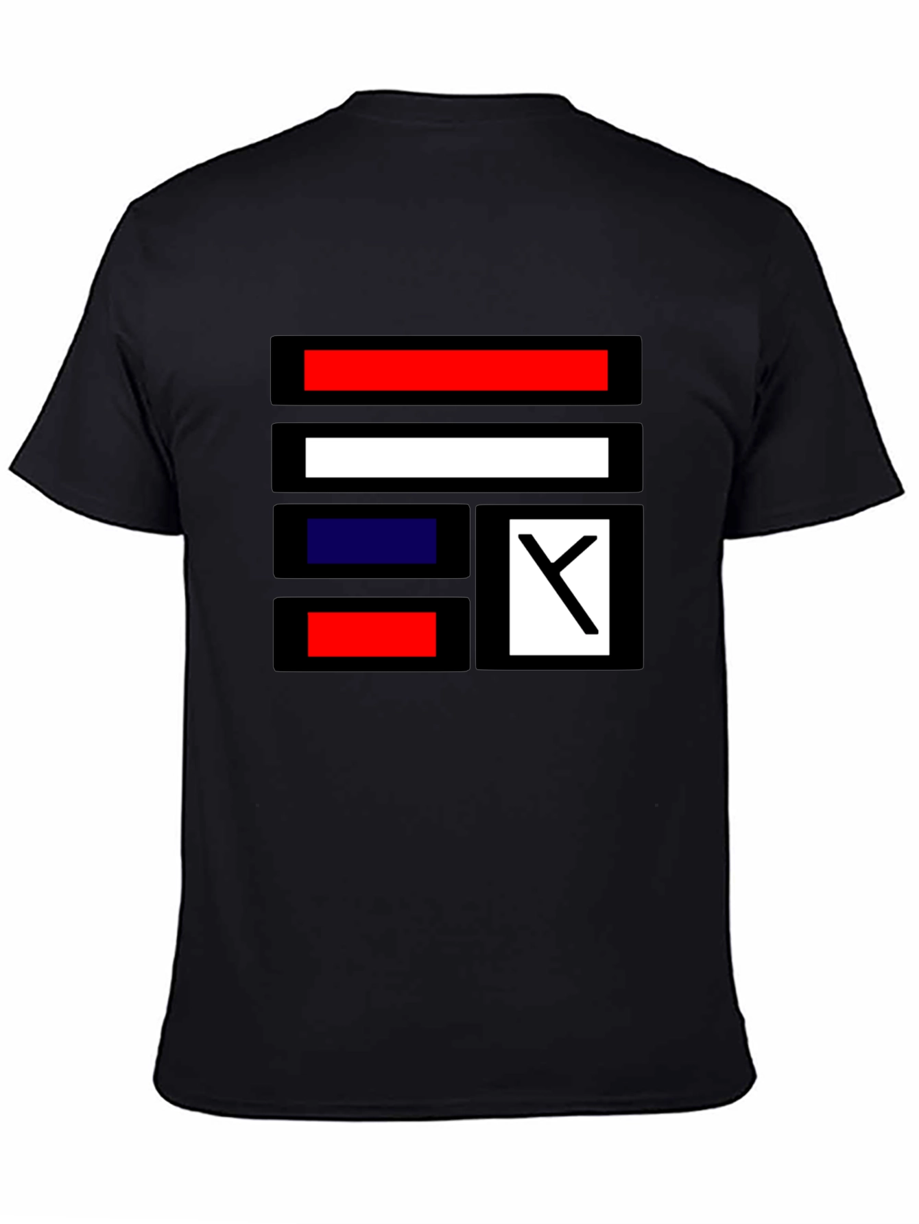 Abstract Block Graphic Tee