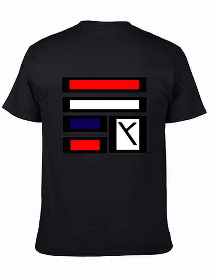 Abstract Block Graphic Tee