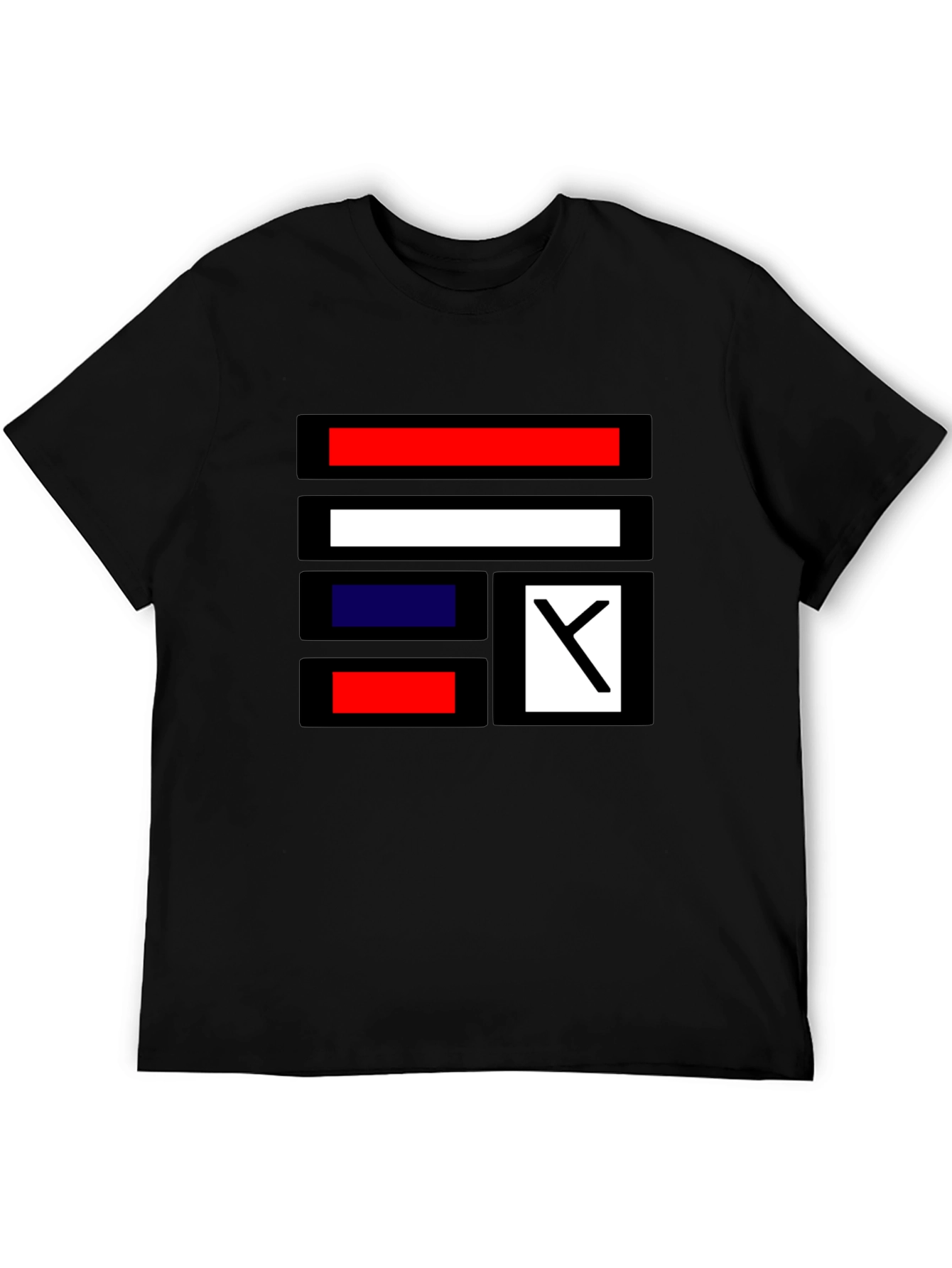 Abstract Block Graphic Tee