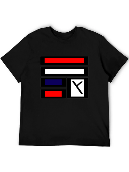 Abstract Block Graphic Tee