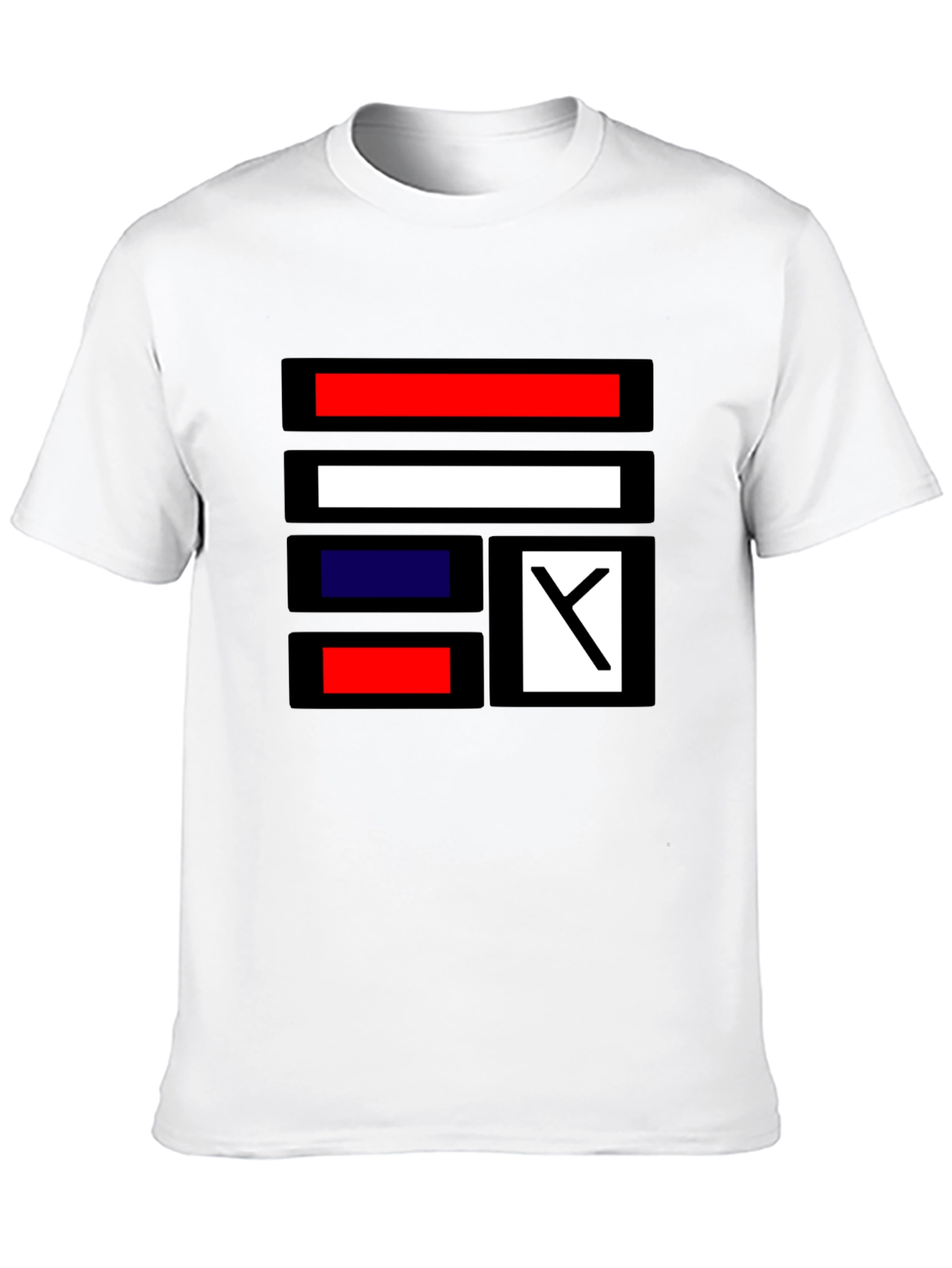 Abstract Block Graphic Tee