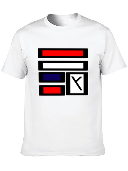 Abstract Block Graphic Tee