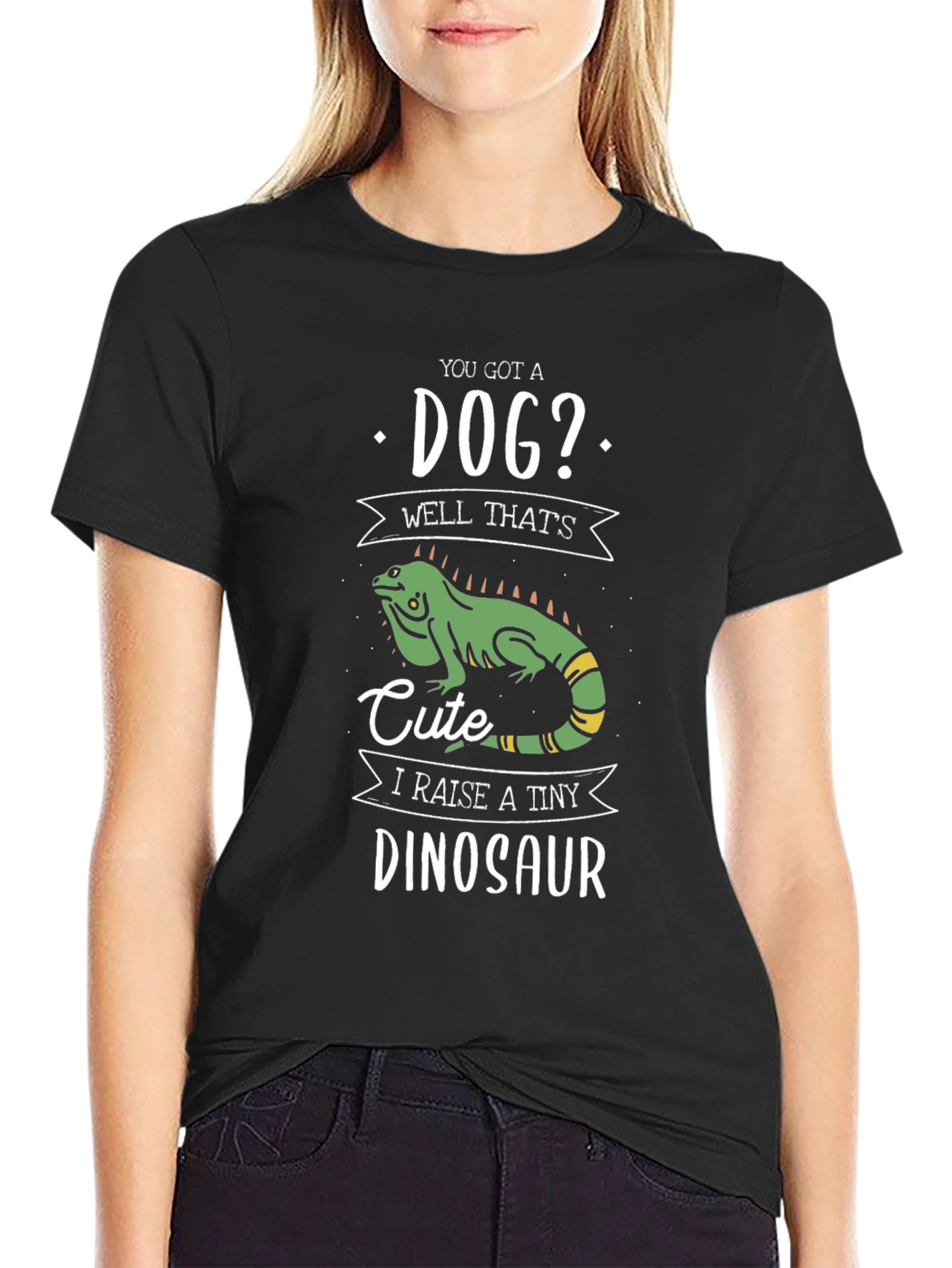 Funny Reptile T-Shirt - I Raise a Tiny Dinosaur