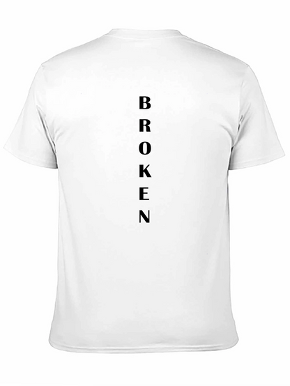 Broken Graphic Tee - Minimalist Design