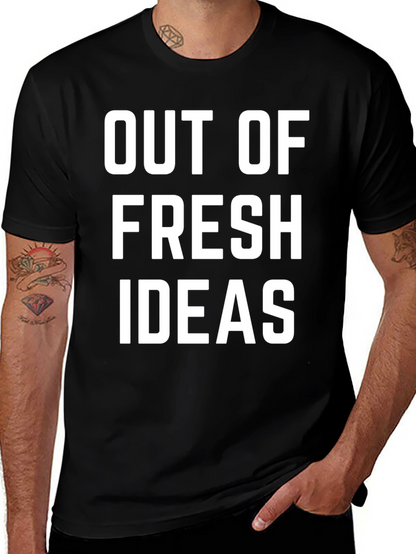 Out of Fresh Ideas Graphic Tee - Black