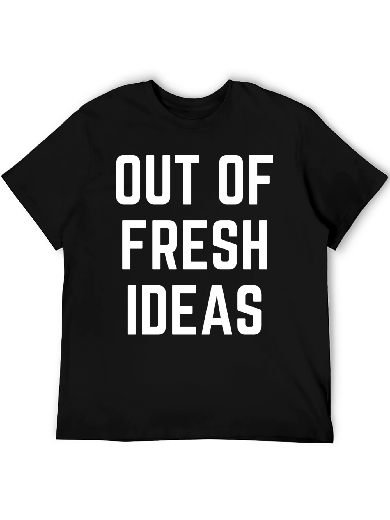 Out of Fresh Ideas Graphic Tee - Black
