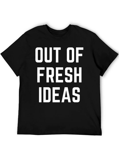 Out of Fresh Ideas Graphic Tee - Black