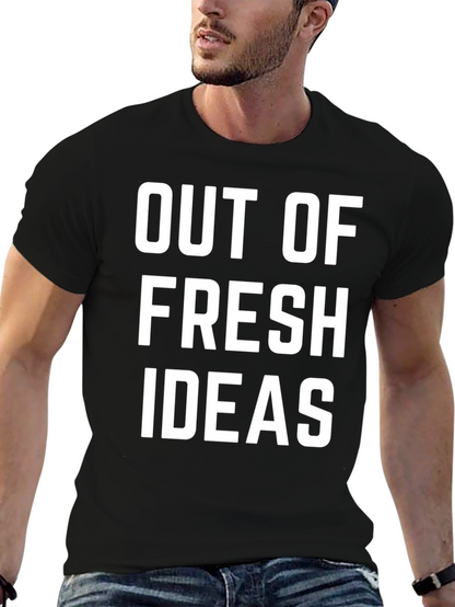Out of Fresh Ideas Graphic Tee - Black