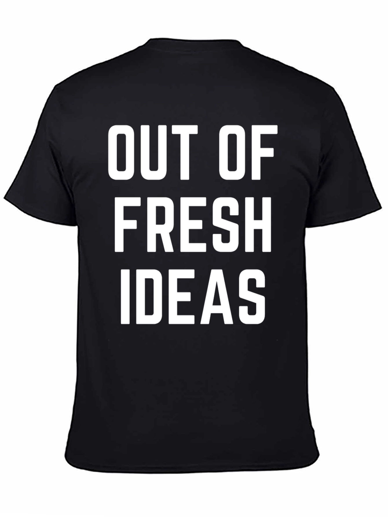 Out of Fresh Ideas Graphic Tee - Black