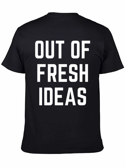 Out of Fresh Ideas Graphic Tee - Black