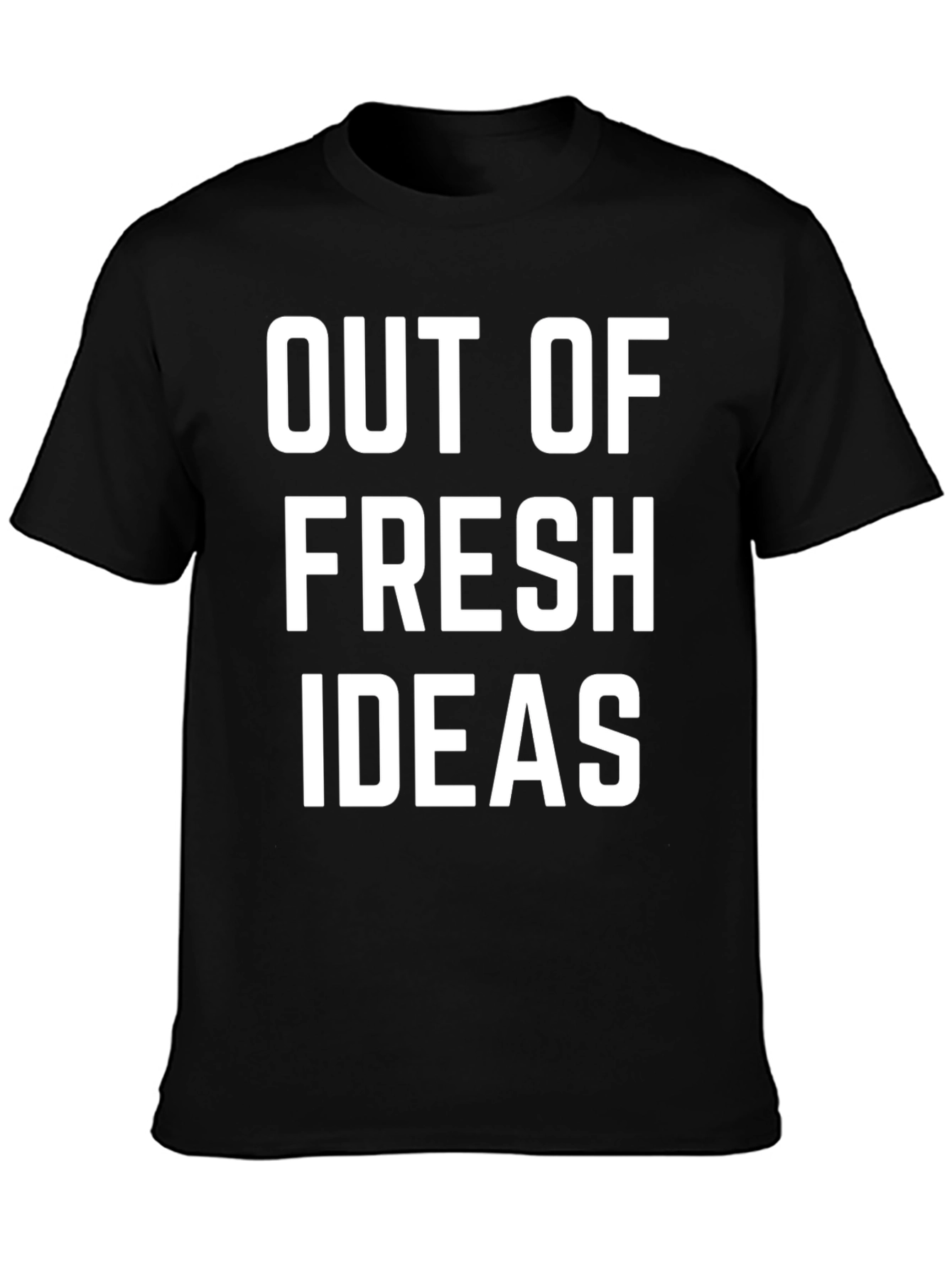 Out of Fresh Ideas Graphic Tee - Black