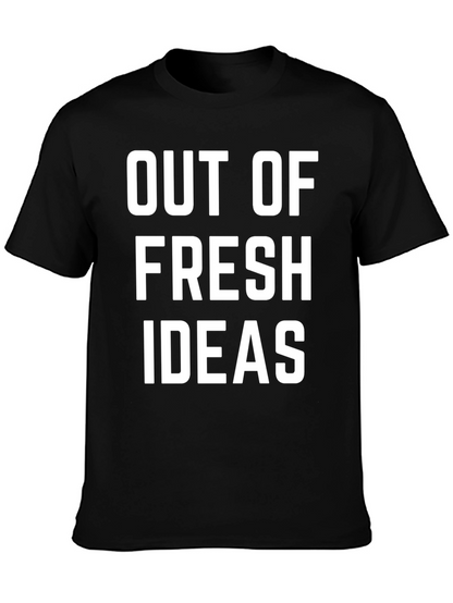 Out of Fresh Ideas Graphic Tee - Black