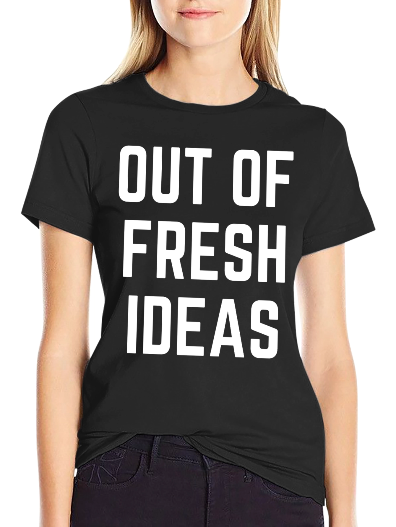 Out of Fresh Ideas Graphic Tee - Black