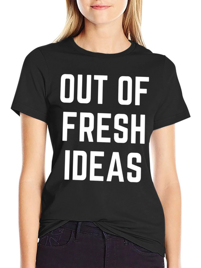 Out of Fresh Ideas Graphic Tee - Black